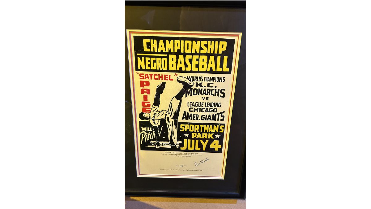 Satchel Paige and KC Monarchs poster