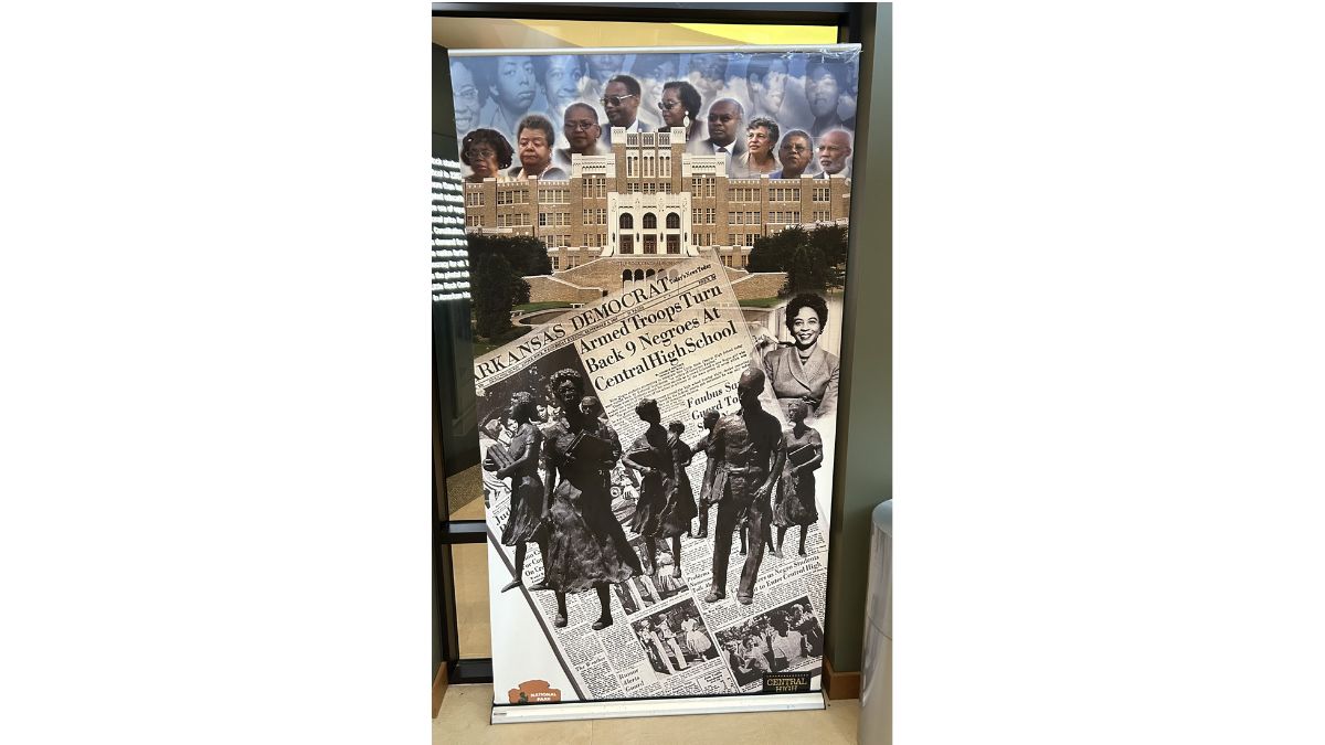 Little Rock Nine commemoration exhibit