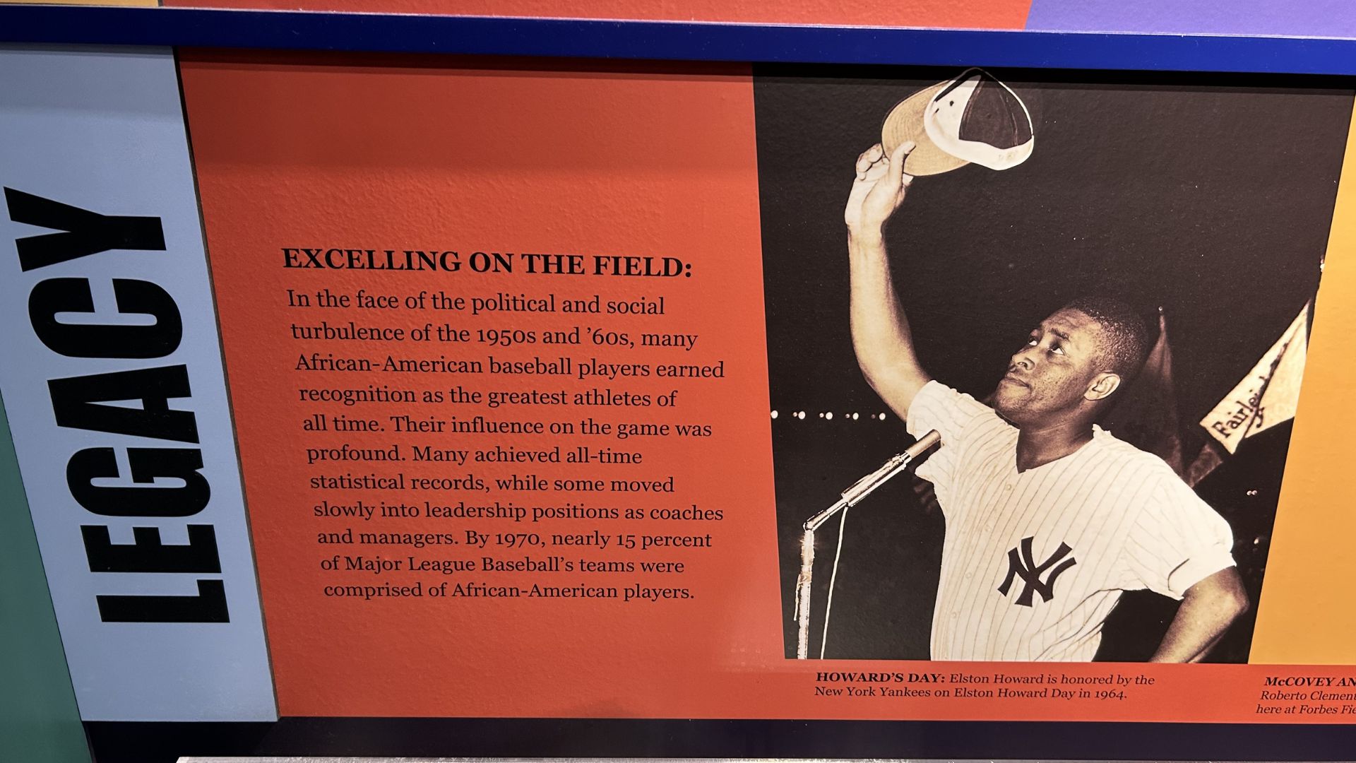 Excelling on the Field legacy exhibit