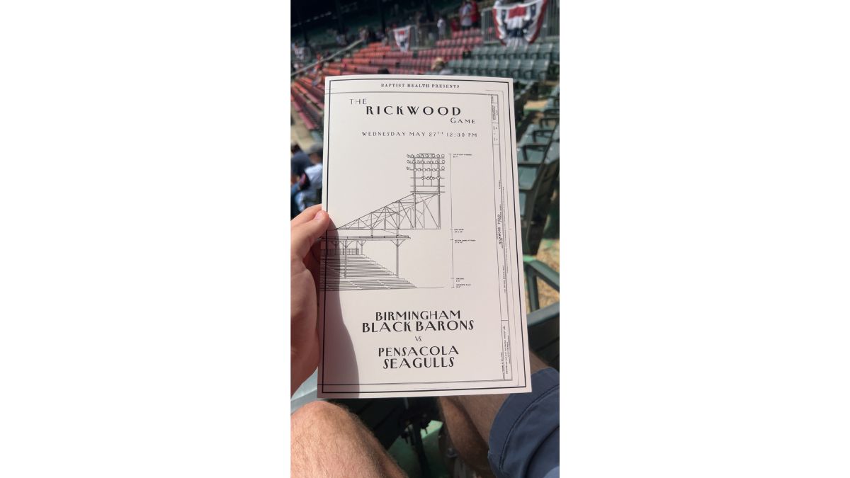 Game program: Birmingham Black Barons vs. Pensacola Seagulls